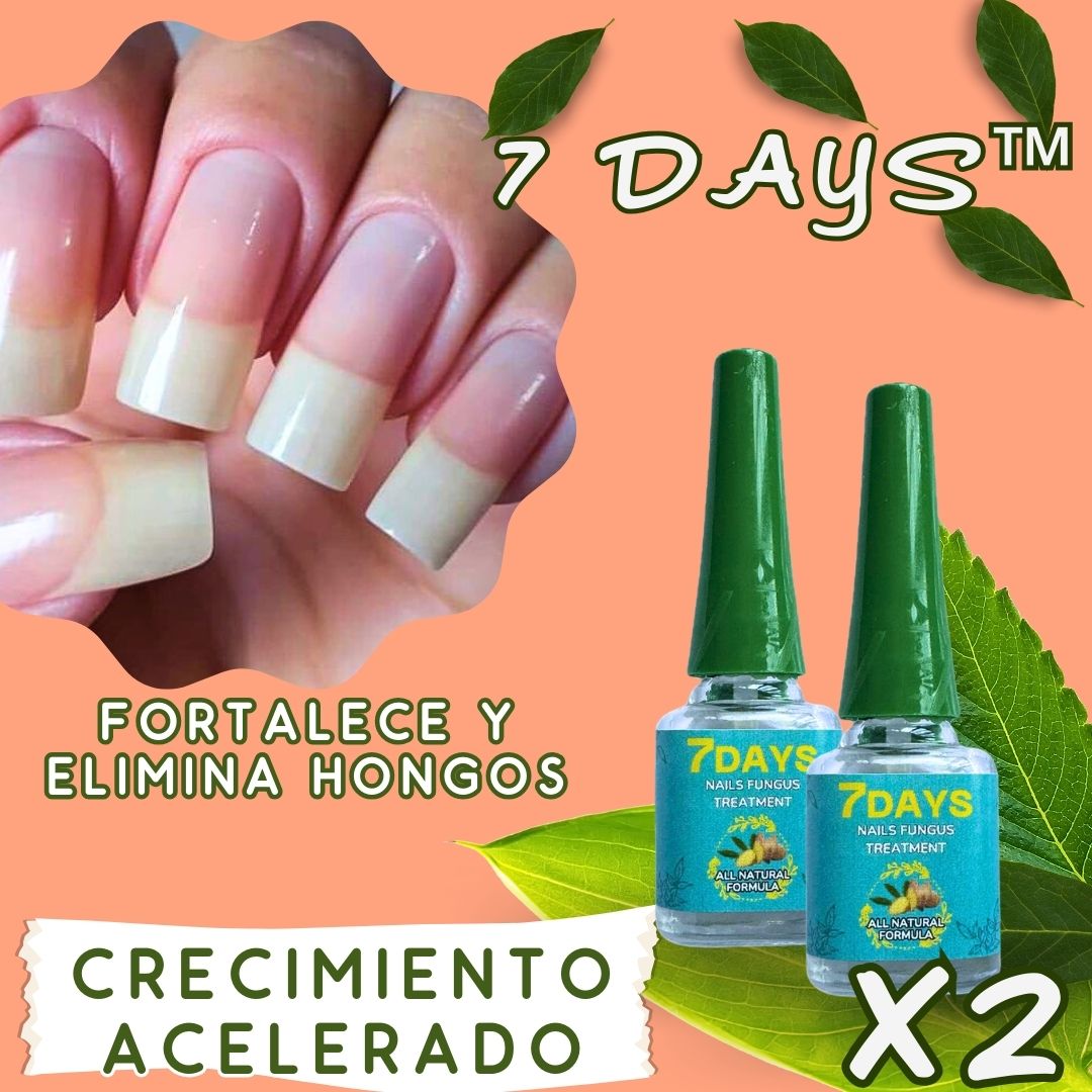 2x1 Serum Acelerador de crecimiento, fortalecimiento y eliminador de hongos de Uñas Formula Avanzada